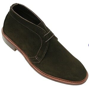 Alden New England 14928 Unlined Chukka Boot (Hunting Green Suede)